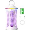 Lampada Antizanzare Elettrica, 4000Mah Zanzariera Elettrica, Trappola per Mosche