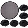 6 Pcs Ventolina Portatile Ventaglio Tondo Fan Di Rotonda Piegare La Ventola
