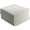 Morigami, Tovagliolo di dimensioni standard, piega 1/4, 100 tovaglioli, finitura liscia con mantovana, bianco