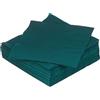 MORIGAMI SER4230240 Tovagliolo 40 x 40 2 veli, piega 1/4, 50 tovaglioli, 2 strati tinta unita con mantovana, verde