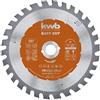 kwb Blade circolare facile da sega circolare per seghe circolari a mano 586733 (190 x 20 mm, 30 denti, cambio speciale dente, lama per tutti gli usi) a. A. per kress 1500 ks
