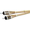Cereria Di Giorgio - Torcia in bamboo - Altezza 90 cm - Utilizzabile con cera liquida e olio per lampade - Per decorare luoghi all'aperto e in spiaggia