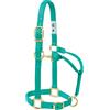 Weaver Equine Weaver Leather Original Adjustable 3/10,2 cm Suckling Chin And Throat Snap Halter, 35-1030-EG, Emerald Green, Suckling