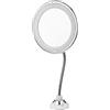 10 X Specchio Per Il Trucco Ingrandito LED Con Ventose 10x Ventosa