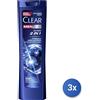 Clear 3x Clear 2In1 Shampoo 225 Ml. Action