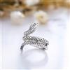 1PC Elegante Anello regolabile a forma di serpente Anello cobra retrò