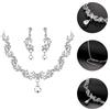 Set Di Gioielli Da Sposa Collana Ciondolo Al Collo Per Il Matrimonio