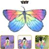 1 set di farfalle ala fata ala Cape Cloak Cosplay Costume Dress Up Shawl per