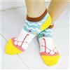 5 PCS Calze Spaiate Donna Calzini Corti Di Animali Divertenti Antiscivolo