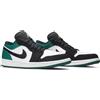 Nike 553558-113 Nike Air Jordan 1 Low "White Black Mystic Green" (uomo)