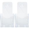 2 Pcs Porta Brochure Espositore Per Supporto Opuscolo Titolare Del Fascicolo