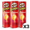 Pringles Original X3 Snack Croccante al Gusto Classico Confezione Patatine