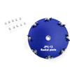 Piastra di per terra compatta in alluminio con foro terminale per antenna PAC12