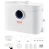 VEVOR Pompa Trituratore 700 W Portata 9600 L/h Prevalenza 10 m Pompa Raccolta Fo