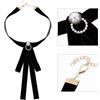 1pc grazioso faux cravatta perla decorativa imitazione perla cravatta semplice