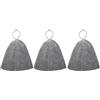 3 Pcs Accessori Per Sauna Cappello Da Donna Protezione Dal Calore Della