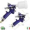 TANIASHOP PISTOLA A SPRUZZO 100 ML UGELLO 0.8 MM AEROGRAFO SPRUZZATORE VERNICE ARIA