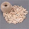 100 Pcs Clip Fotografiche Mini Mollette Segnaposto Legno Portacarte