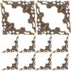 100 Pcs Angoli Di Libri D'epoca Abbellimenti Per Album Corner Protector