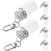 6 bottigliette portachiavi per condimenti: 7 ml/0,24 oz Piccoli barattoli in