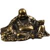 Statua di Buddha in ottone Statuetta di Buddha in ottone in miniatura Statua di