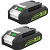 POWER-XWT XNJTG - 2Pcs Batteria 24V 3,5Ah per Greenworks 24V Batteria agli ioni di