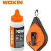 Wokin Tracciatore a filo con polvere ossido rosso 30 metri batti traccia battitraccia