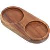 Smerigliatrice Legno Trita Pepe Agitatore Di Condimento Vassoio Delle Spezie