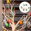 12 Pcs Uova Di Pascqua Decorazione Dell'uovo Pasqua Mini Ornamenti Pasquali