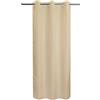 River Dream Tenda da doccia in morbida microfibra, larghezza 91,4 cm, per box doccia stretti, impermeabile e lavabile, con magneti nell'orlo, 91,4 cm x 188 cm, beige