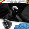 POMELLO LEVA CAMBIO A 5 MARCE NERO E CROMATO IN ABS PER FORD FIESTA MK6
