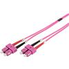 ASSMANN Electronic DIGITUS DK-2522-01-4 - Fibre Optic Cable OM4 - 1 m - SC to SC - Duplex Fibre Opt