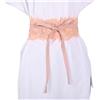 Cintura donna regolabile in pizzo larghezza 9,5 cm per abiti gonne top