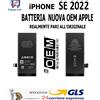 APPLE iPHONE SE 2022 BATTERIA NUOVA OEM REALMENTE PARI ALL'ORIGINALE GLS