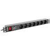 ‎Lanberg Lanberg Power Distribution Unit, Black, One Size