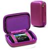 Navitech Purple Hard GPS Carry Case For WAVE - TomTom GO Professional 520 EU