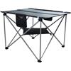 Technaxx TX-252 Tavolo Solare da Campeggio Pieghevole da 60W, Nero,