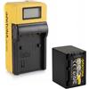 PATONA Batteria Patona + caricabatteria Synchron LCD USB per Sony HDR-PJ780E