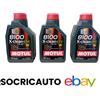 MOTUL 3 Litri Olio Motore Motul 8100 X-Clean EFE 5W30 Acea C2 C3 100% Sintetico Api SP