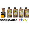 TOTAL Tagliando 4 Litri Olio Motore Total Quartz Ineo Ecs 5w30 Acea C2 + Filtro olio