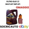 Mannol 5 Litri Olio Motore Mannol 5w30 Longlife C3 VW 504/507+Filtro Omaggio imp. Ufi