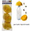 Di Martino 6x Killa TAPPO TRAPPOLA ECOLOGICA BIO PER CALABRONI VESPE MOSCHE e DROSOPHILA