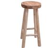 vidaXL Legno di Teak Sgabello da Bar Marrone Salotto Sedia Alta Angolo Cucina vidaXL