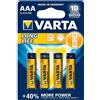 UTENSILERIA 10BLISTER BATTERIE VARTA LONGLIFE ALCALINE M STILO BL.4 PZ: