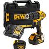 Dewalt trapano avvitatore con percussione 18V 2 batterie 4 Ah 65 Nm DCD709M2T-QW