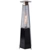 Domus Stufa Gas Gpl Piramide Esagonale + Ruote Nero Kw 5/12 cm 48x48 H.cm 195 Domus