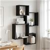 vidaXL Mensole Cubo da Parete con lo scaffale Legno ingegnerizzato Mensola vidaXL