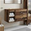 vidaXL Set di mobili per il bagno 2 pz Legno ingegnerizzato Mobili Salvaspazio vidaXL