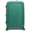 Mandarina Duck carrello Logoduck + Trolley Foliage Green verde