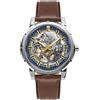 Pierre Lannier Orologio Automatico Uomo PIERRE LANNIER 319B164 Vera Pelle Marrone Blu